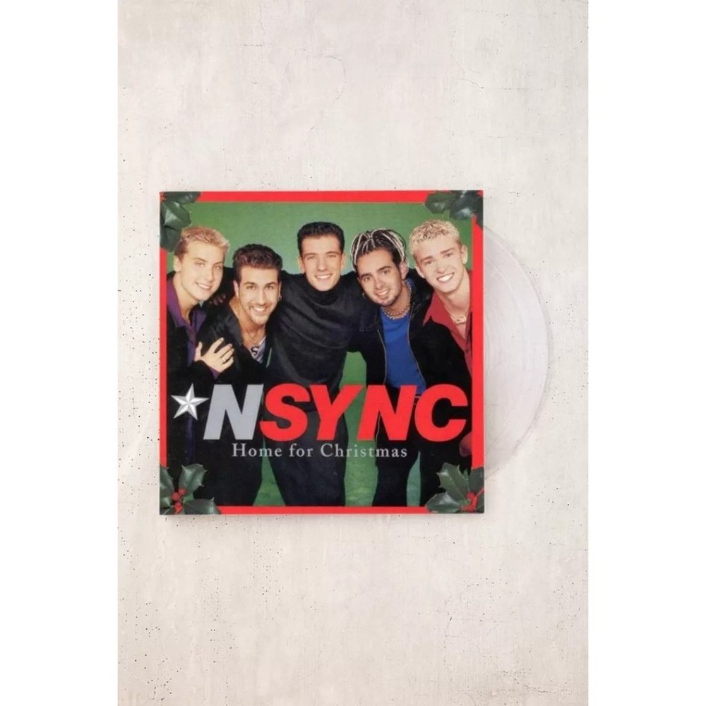 NSYNC - Home For Christmas Limited 2XLP Clear Vinyl Record Album